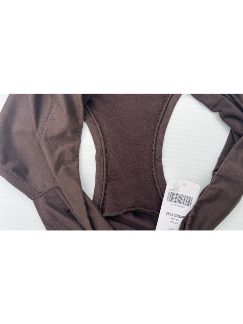 Soma Enbliss High Leg Panty Java Brown Siz M Medium Style 570253869 Soft Stretch - Picture 3 of 8